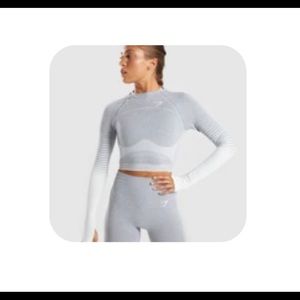 Gymshark Amplify Seamless Long Sleeve Crop Top